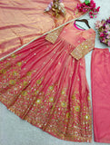 Pure Fendy Satin Silk With Embroidery 5mm Sequences Work Salwar Kameez