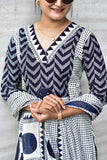 Elegant designer kurti set crafted in premium 60x60 soft cotton Kurta Pant Dupatta