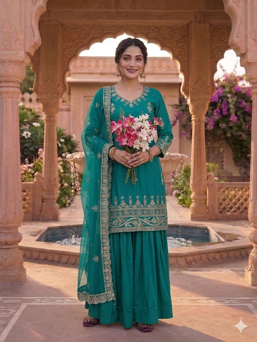 Launching New Designer Party Wear Look Top , Lehenga and Dupatta