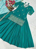 Launching New Designer Party Wear Look Top , Lehenga and Dupatta