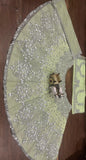 Butterfly Net with Foil Mirror Sequins Work With Cancan & Canvas Patta Lehenga Choli