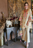 EXCLUSIVE & TRENDY CO-ORD SET WITH MIRROR AND SEQUENCE EMBROIDERED TOP AND PLAZZO