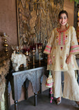 EXCLUSIVE & TRENDY CO-ORD SET WITH MIRROR AND SEQUENCE EMBROIDERED TOP AND PLAZZO