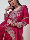 NEW READY TO WEAR 3 PIECE FANCY KURTI WITH BEAUTIFUL FLAIRED PLAZZO AND DUPATTA