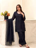 New Designer Party Wear Look Top-Plazzo and Dupatta With Heavy Embroidery Beads Work