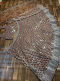 Premium Net Embellished With Beautiful Heavy 7MM Sequins Work Lehenga Choli