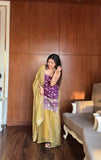 Jacquard with Soft Micro Cotton Lining & Thread with Sequence Work Salwar Kameez