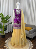 Jacquard with Soft Micro Cotton Lining & Thread with Sequence Work Salwar Kameez