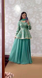 Heavy Fandy Silk With Heavy Embroidery 5mm Sequence Work Salwar Kameez
