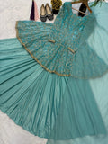 Heavy Fandy Silk With Heavy Embroidery 5mm Sequence Work Salwar Kameez