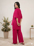 ROMAN SILK TRENDY CO-ORD SET WITH EMBROIDERY WORK