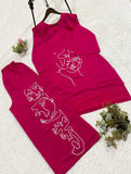 ROMAN SILK TRENDY CO-ORD SET WITH EMBROIDERY WORK