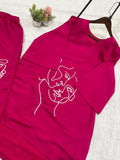 ROMAN SILK TRENDY CO-ORD SET WITH EMBROIDERY WORK