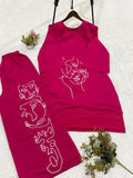 ROMAN SILK TRENDY CO-ORD SET WITH EMBROIDERY WORK