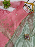 3 PIECES KURTI PLAZZO & DUPATTA WITH EMBROIDERY WORK