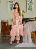 Heavy Pv Chanderi Cotton With Embroidery work Party Wear Kurati style with Pent and Dupatta