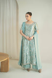 NEW READY TO WEAR SPACIAL FANCY DESIGN HEAVY EMBROIDERY AND SEQUENCE WORK TOP - PLAZZO WITH DUPATTA