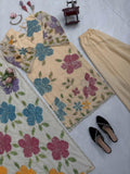 Tibby Organza Silk with Soft Micro Inner Lining & Brush Print With Intricate Sequence work Salwar Kameez