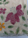 Tibby Organza Silk with Soft Micro Inner Lining & Brush Print With Intricate Sequence work Salwar Kameez