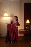 BEAUTIFUL VICHITRA WITH BEADS SEQUENCE EMBROIDERY WORK SALWAR KAMEEZ