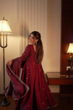 BEAUTIFUL VICHITRA WITH BEADS SEQUENCE EMBROIDERY WORK SALWAR KAMEEZ