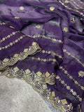 Designer Fandy Satin Silk Saree With Embroidery Work