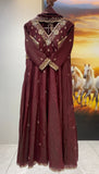 BEAUTIFUL VICHITRA WITH BEADS SEQUENCE EMBROIDERY WORK SALWAR KAMEEZ