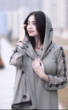 Heavy faux Georgette With Embroidery work New Designer Party Wear Look top with farshi plazzo
