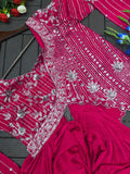 Full Stitched Rangoli fabric with Embroidery Sequence work Lehenga Choli