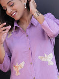 Latest Roman Silk Kurti Plazoo With  Rich Embroidery Work