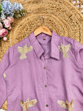 Latest Roman Silk Kurti Plazoo With  Rich Embroidery Work