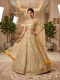 Most Beautiful Latest Designer Premium Soft Net Lehenga Choli With Coding Work And Heavy Sequins Work