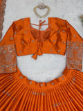 Beautifl Satin Silk Lehenga Choli With Heavy thread with Sequnce Work