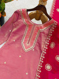 Fendy Silk with Embroidery Sequence Work Beautiful Salwar Kameez