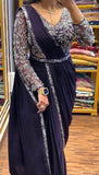 NEW SUPERHIT TRENDING READY TO WEAR SAREE WITH FULLY EMBROIDERED STYLIST BLOUSE