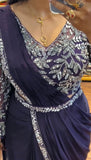 NEW SUPERHIT TRENDING READY TO WEAR SAREE WITH FULLY EMBROIDERED STYLIST BLOUSE