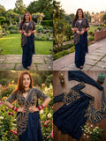 Star Georgette Silk with Multi Thread Embroidery New Trending Dhoti Style Saree