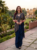 Star Georgette Silk with Multi Thread Embroidery New Trending Dhoti Style Saree