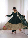 Fully Stitched & Ready To Wear Roman silk with codding sequence work Salwar Kameez