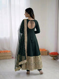 Fully Stitched & Ready To Wear Roman silk with codding sequence work Salwar Kameez