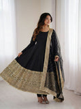 Fully Stitched & Ready To Wear Roman silk with codding sequence work Salwar Kameez