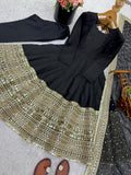 Fully Stitched & Ready To Wear Roman silk with codding sequence work Salwar Kameez