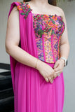 Soft flowy & elegant premium finish Stylish Ready-To-Wear Drape Saree Look