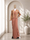 Heavy Crep Silk with Embroidery Sequins lace Beautiful Ready to Wear Saree