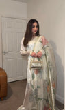New Designer Party Wear Look top with farshi plazzo
