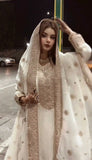 Designer Fendy Silk With Heavy Embroidery Sequence Work Top-Bottom And Dupatta Set