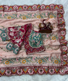 Trending Soft Rangoli Silk Designer Saree With Sequance and dori Embroidery Work with Real Mirror