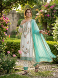 New Designer Party Wear Look Pure Gimmy Chu Top Plazzo & Dupatta Set