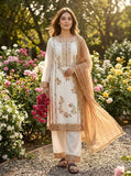 New Designer Party Wear Look Pure Gimmy Chu Top Plazzo & Dupatta Set