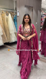 New Designer Trending Party Wear Shrug With Sarara